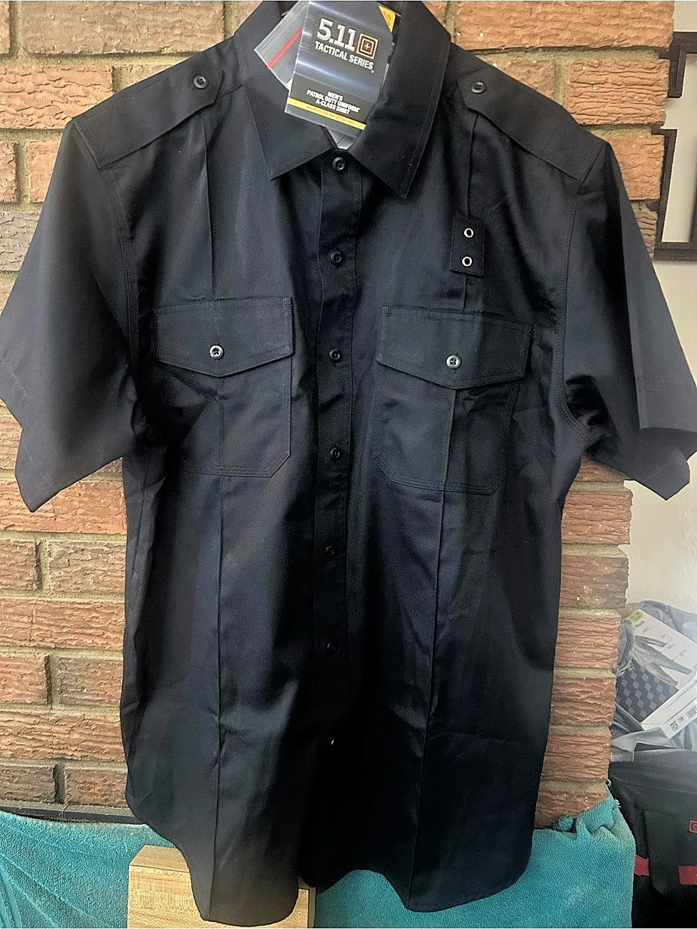 5.11 Tactical A-Class Shirt Men's Black Shirt Size Large NWT